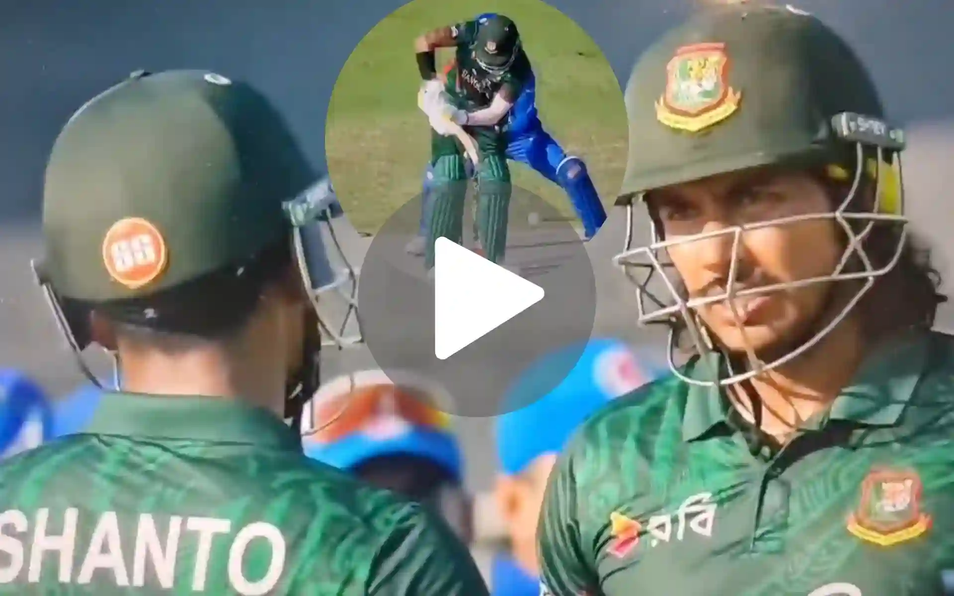 [Watch] Shanto Gives Soumya Sarkar A Wrong DRS Advice After Rashid Khan's Deadly Turner